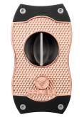 Colibri Diamond V-Cut Kerbschnitt Zigarrencutter rosegold schwarz