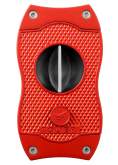 Colibri Diamond V-Cut Kerbschnitt Zigarrencutter rot