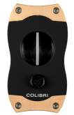 Bild zu Colibri V-Cut Kerbschnitt Zigarrencutter schwarz-Rosegold