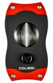 Produktbild Colibri V-Cut Kerbschnitt Zigarrencutter schwarz-rot