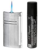 Produktbild S.T. Dupont Feuerzeug MaxiJet Jet-Flamme Chrom Diacut 020157N + Gas