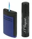 S.T. Dupont Feuerzeug MaxiJet Jet-Flamme Ozean blau schwarz matt 020161+ Gas