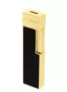 S.T. Dupont Twiggy Feuerzeug schwarz gold mit Fackel Jet Flamme 030002
