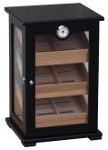 Produktbild Humidor Schrank Kabinett schwarz matt Glastüre