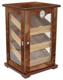 Produktbild Humidor Schrank Kabinett Wurzelholz-​Optik Glastüre