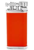 Produktbild IM Corona Old Boy Pfeifen-Feuerzeug verchromt Körper orange 64-3107