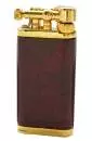 IM Corona Old Boy Pfeifenfeuerzeug vergoldetes Messing rötlicher Bruyeremantel 64-5007