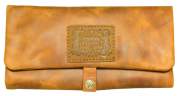 Produktbild Kavatza Tabba Deluxe P 03RO Leder braun Joint Tabaktasche Drehertasche Tabakbeutel