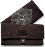 Produktbild Kavatza Patchwork Earth P 08 Leder braun Joint Tabaktasche Drehertasche Tabakbeutel