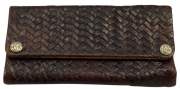 Produktbild Kavatza Woven Havana TP 22 Leder braun Tabaktasche Drehertasche Tabakbeutel
