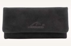 Produktbild Mestango 2019-1 Supple Nubuk-Kalbsleder Schwarz Tabaktasche Drehertasche Tabakbeutel