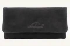 Produktbild Mestango 2019-1 Supple Nubuk-Kalbsleder Schwarz Tabaktasche Drehertasche Tabakbeutel