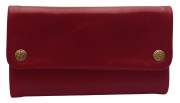 Produktbild Kavatza Flamenco Deluxe TP10CR Leder dunkelrot Tabaktasche Drehertasche Tabakbeutel