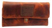 Produktbild Kavatza Tabba Deluxe P 03RO Leder braun Joint Tabaktasche Drehertasche Tabakbeutel