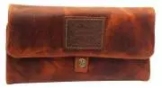 Produktbild Kavatza Tabba Deluxe P 03RO Leder braun Joint Tabaktasche Drehertasche Tabakbeutel