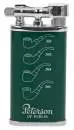Peterson Pfeifenfeuerzeug System Green mit Pfeifenabbildungen