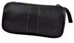 Angelo Pfeifentasche echtes Leder schwarz für 2 Pfeifen