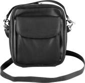 Produktbild Pfeifentasche Herrentasche echtes Leder schwarz für 8 Pfeifen