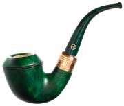 Produktbild Rattray's Yule Green 24 Pfeife grün poliert Bent Calabash
