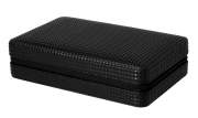 Produktbild Reisehumidor Angelo Kunstleder Diamond schwarz 8 Zigarren