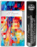Produktbild S.T. Dupont Biggy Graff'ty Multicolor Feuerzeug mit breiter Fackel Jet Flamme 025024