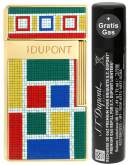 Produktbild S.T. Dupont Biggy Casablanca Mosaik gold Feuerzeug mit breiter Fackel Jet Flamme 025022
