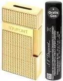 Produktbild S.T. Dupont Biggy gold Diamond Head Feuerzeug mit breiter Fackel Jet Flamme 025209