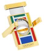 Produktbild S.T. Dupont Cutter Casablanca Mosaik gold Stand Zigarrenbank 23mm Schnitt 003432