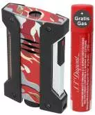 Produktbild S.T. Dupont Defi Extreme Camo Red Feuerzeug rot 021451