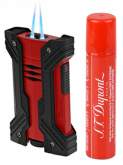 Produktbild S.T. Dupont Defi XXtreme rot matt Feuerzeug-Set 021601 + Gas