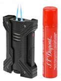 Produktbild S.T. Dupont Defi XXtreme schwarz matt Feuerzeug-Set 021600 + Gas