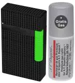 Produktbild S.T. Dupont Le Grand Fluo grün Feuerzeug mit Kombiflamme C23072
