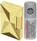 Produktbild S.T. Dupont Ligne 2 Small Fire X gold Feuerzeug 3D vergoldet C18611