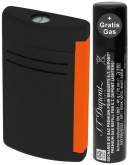 Produktbild S.T. Dupont MaxiJet Fluo orange schwarz Feuerzeug Jet-Flamme 020169
