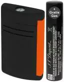 Produktbild S.T. Dupont MaxiJet Fluo orange schwarz Feuerzeug Jet-Flamme 020169