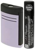 Produktbild S.T. Dupont Feuerzeug MaxiJet Jet-Flamme Purple Flieder schwarz matt 020162