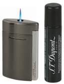Produktbild S.T. Dupont MiniJet 3 gun metal Feuerzeug Jet-Flamme 010888 + Gas