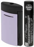 Produktbild S.T. Dupont Feuerzeug MiniJet 3 Jet-Flamme Purple - schwarz matt 010865
