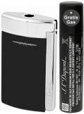 Produktbild S.T. Dupont MiniJet 3 Jet-Flamme schwarz glänzend Feuerzeug 010885