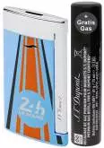 Produktbild S.T. Dupont 24h Le Mans Slim 7 Feuerzeug Flat-Torch-Jet-Flamme blau orange chrom 027789