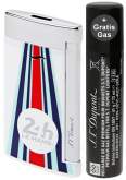 Produktbild S.T. Dupont 24h Le Mans Slim 7 Feuerzeug Flat-Torch-Jet-Flamme weiß blau rot chrom 027788