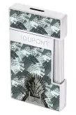 Produktbild S.T. Dupont Slimmy Game of Thrones Stark hellgrau Chrom Feuerzeug 028113