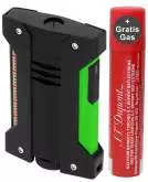 Produktbild S.T. Dupont Defi Extreme Fluo Feuerzeug grün schwarz 021417