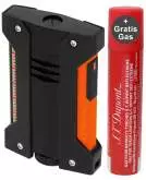 Produktbild S.T. Dupont Defi Extreme Fluo Feuerzeug orange schwarz 021419