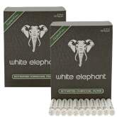 Produktbild Pfeifenfilter White Elephant 9mm Aktivkohle Superflow 300 Stück in 2 x 150er Boxen