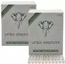 Pfeifenfilter White Elephant 9mm Natural Meerschaum Superflow 300 Filter in 2 Boxen