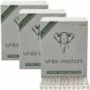 Pfeifenfilter White Elephant 9mm Natural Meerschaum Superflow 450 Filter in 3 Boxen