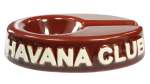 Havana Club Zigarrenascher Chico Keramik burgundy glänzend 1 Ablage 13x9x3cm