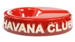 Havana Club Zigarrenascher Chico Keramik rot glänzend 1 Ablage 13x9x3cm