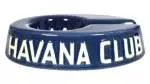 Havana Club Zigarrenascher Egoista Keramik blau glänzend 1 Ablage 17x11x4cm